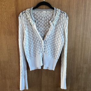 Sweater with detailing from Anthropologie